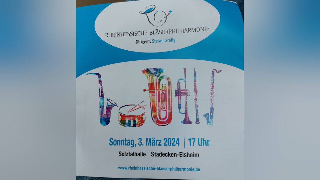 Rheinhessische Bläserphilharmonie - Flyer
